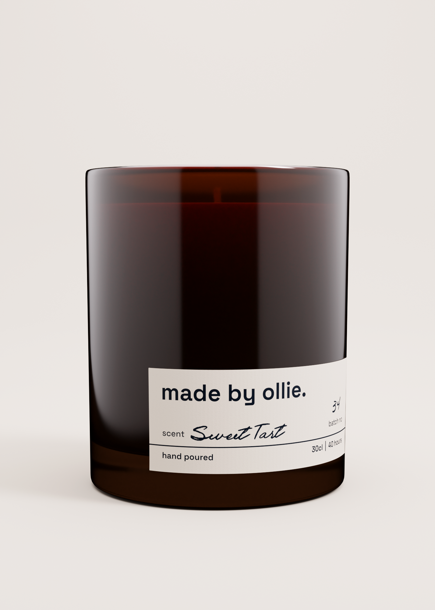 Sweet Tart Scented Candle - Fruity scent of summers past