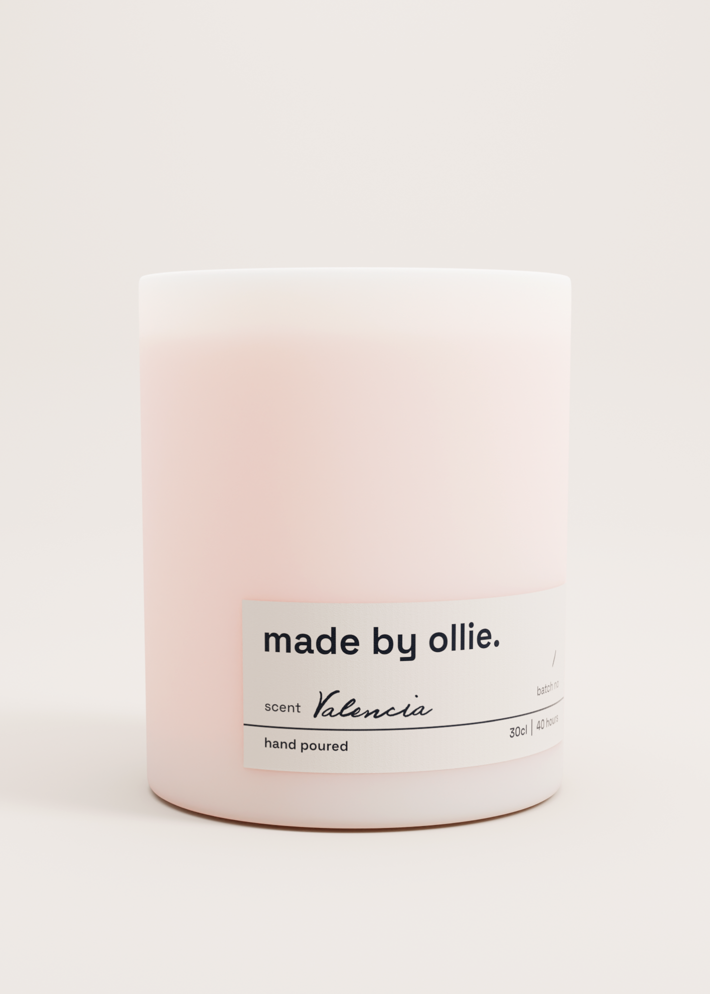 Valencia Scented Candle - A vibrant burst of citrus energy.